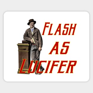 Flash as Lucifer Sticker